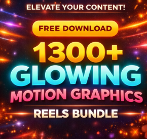 1300+ Glowing Motion Graphics Reels Bundle – Free Download Screenshot 1
